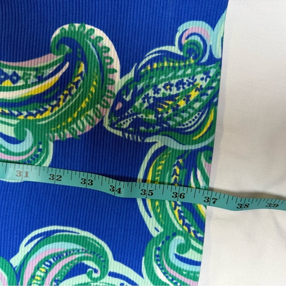 Lilly Pulitzer Layton Shift Dress XL Blue Crush “She Got Sole” EUC - Picture 11 of 11